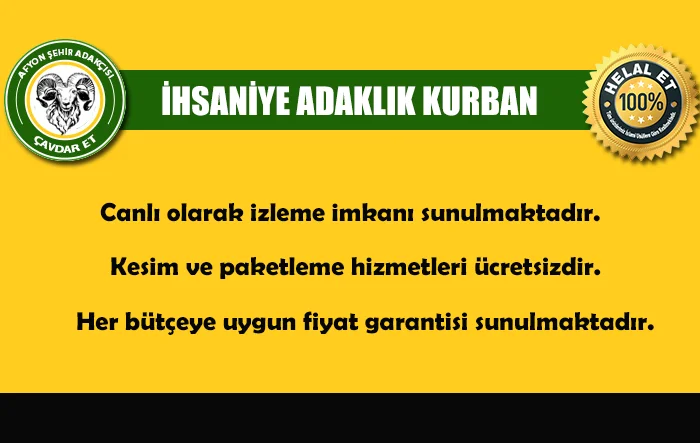 İhsaniye‎ Adaklık Kurban